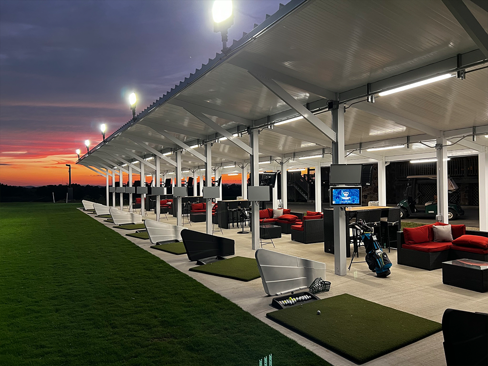 Toptracer Range at Sunset