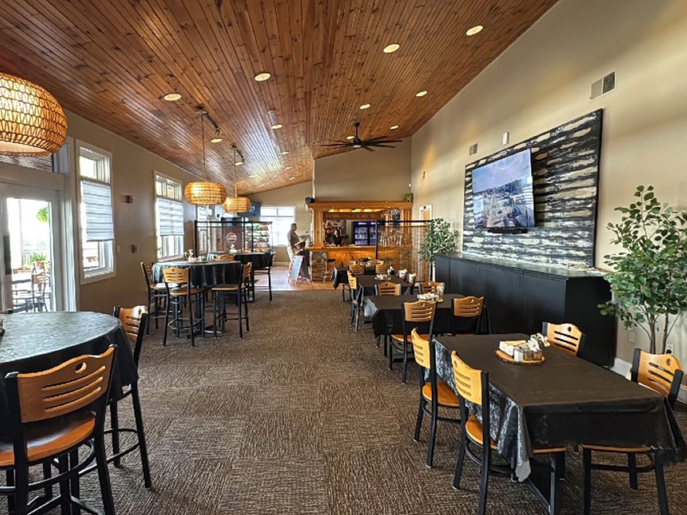 Bar and Grill seating